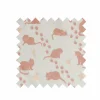 Sale Ecru Large Cat Print Fabric - Cotton Tea Towels | Fabric By The Metre