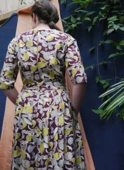 Outlet Elsie Dress - Plum Homegrown Women Dresses | Tea Towels