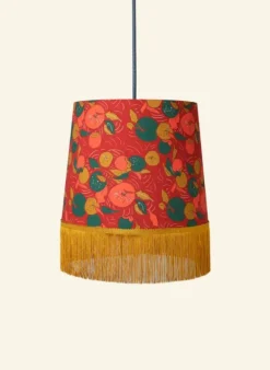 Flash Sale Empire Fringe Lampshade - Red Apple Orchard Tea Towels | Lampshades