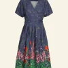Clearance Esme Dress - Indigo Wildflower Women Dresses | Tea Towels