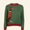 Store Esther Green Pheasant Tea Towels