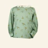 Flash Sale Ethel Girl's Blouse - Green Swallows Tea Towels