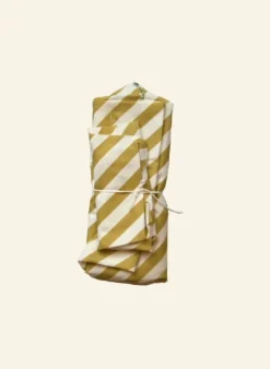 Store Fabric Bundle - Mustard Stripe Women Made From Leftover Fabric | Tea Towels