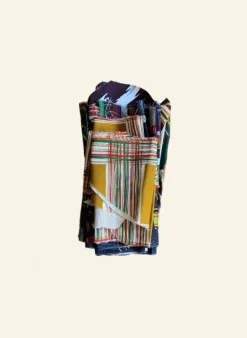 Best Fabric Bundle - Navy Thermos Women Made From Leftover Fabric | Tea Towels
