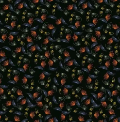 Cheap Fireworks black -  100% Tencel Twill- Fabric Tea Towels | Fabric By The Metre