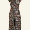 Sale Francesca - Navy Thermos Flask Jumpsuit Women Jumpsuits & Dungarees | Tea Towels