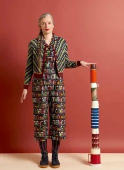 Sale Francesca - Navy Thermos Flask Jumpsuit Women Jumpsuits & Dungarees | Tea Towels