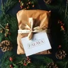 Outlet Gift Wrap - Brown Paper and Postcard Tea Towels
