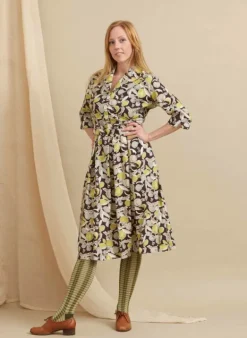 Cheap Ida - Blackcurrant Homegrown Dress Women Dresses | Tea Towels
