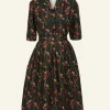 Cheap Ida - Forest Green Robin Dress | 100% Organic Cotton Women Dresses | Tea Towels