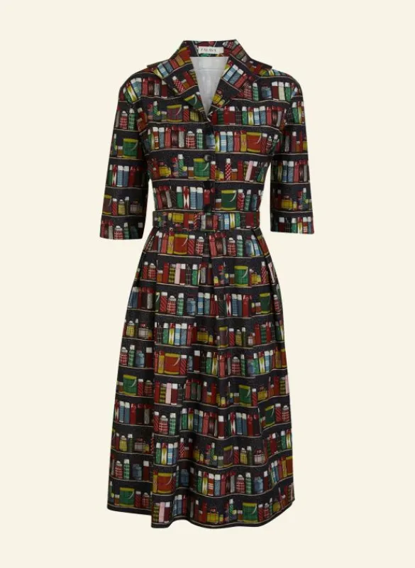 Store Ida - Navy Thermos Flask Dress Women Dresses | Tea Towels