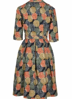 Clearance Ida Dress - Navy Pinecones Women Dresses | Tea Towels