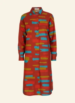 Discount Izzy - Rust Archive Dress Women Dresses | Tea Towels