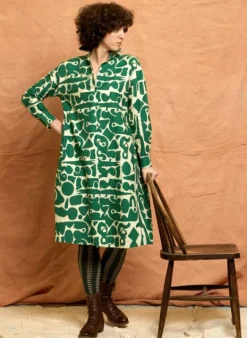 Hot Izzy Dress - Green Cave Women Dresses | Tea Towels