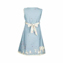 Cheap Junko dress - Aunt Eva blue Kids Children's Archive Dresses | Tea Towels