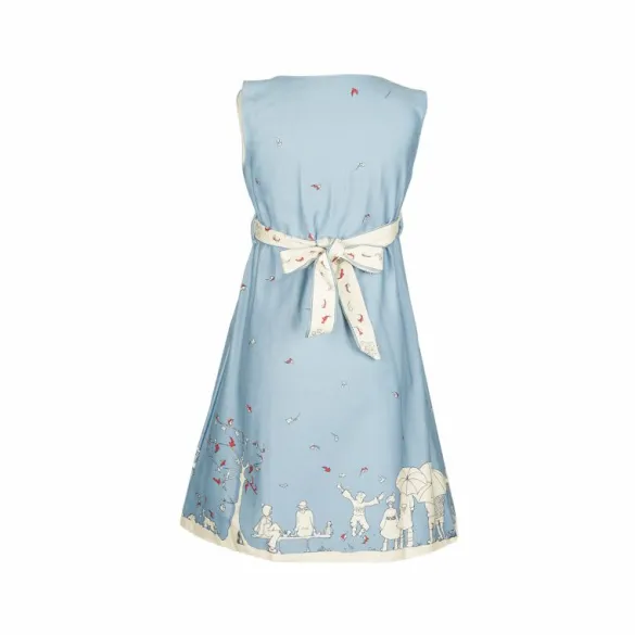 Cheap Junko dress - Aunt Eva blue Kids Children's Archive Dresses | Tea Towels