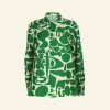 Online Kit Shirt - Green Cave - Long Sleeve Women Tops & Blouses | Shirts