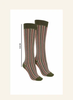 Cheap Knee High Socks - Green Barbican - Cotton Women Socks | Socks