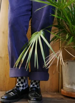 Shop Knee High Socks - Navy Feather Women Socks | Socks