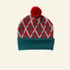 Cheap Knitted Hat - Teal Lattice Women Knitted Accessories | Tea Towels