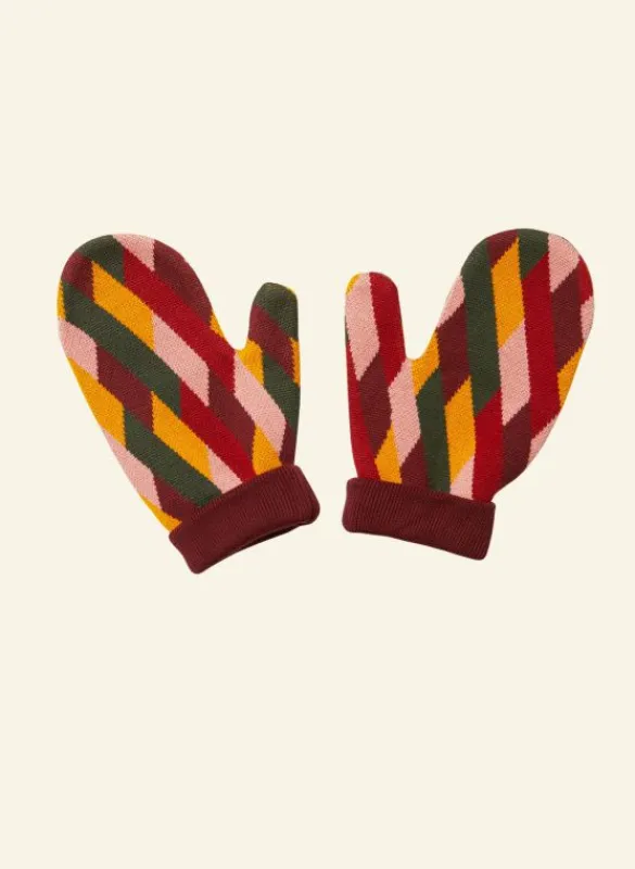 Flash Sale Knitted Mittens - Kaleidoscope Women Knitted Accessories | Tea Towels