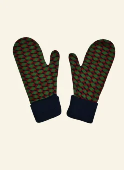 Best Knitted Mittens - Navy Harman Women Knitted Accessories | Tea Towels