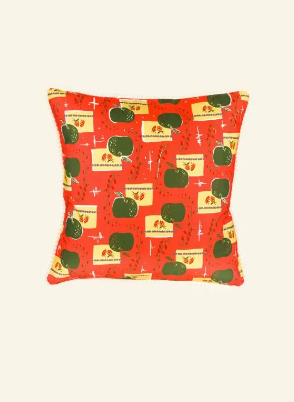 Clearance Large Cushion Cover - Red Apple Tea Towels | Cushion Covers