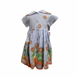 Discount Laura Dress - Blue Sunflower Kids Children's Archive Dresses | Tea Towels