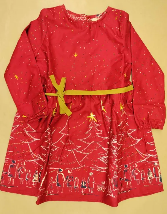 Best Margaret - Red Christmas Children's Dress Tea Towels