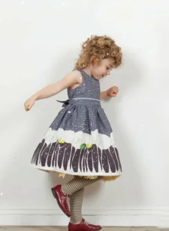 Cheap Martha Baby / Toddler Dress - Grey Snowstorm Kids Baby