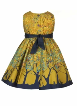 Flash Sale Martha Baby / Toddler Dress - Mustard Forest Kids Children's Dresses | Baby