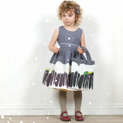 Cheap Martha Baby / Toddler Dress - Grey Snowstorm Kids Baby