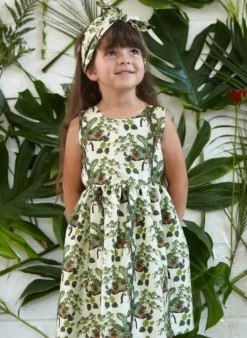 Fashion Martha Children's Dress - Lounging Leopard Kids Children's Dresses