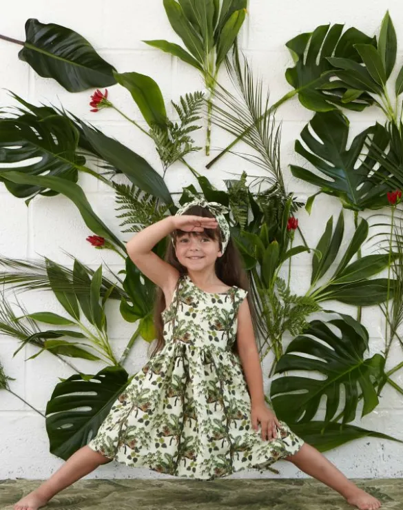 Fashion Martha Children's Dress - Lounging Leopard Kids Children's Dresses