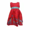 Clearance Martha Children's Dress - Red Giraffe Kids Children's Archive Dresses
