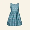 Best Martha Children's Dress - Teal Flamingo Kids Children's Dresses