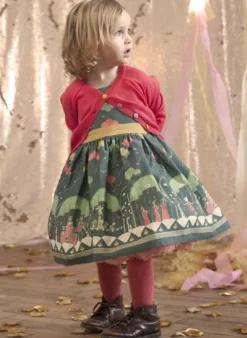 Fashion Martha Children's Dress - Teal Ballroom Kids Children's Dresses
