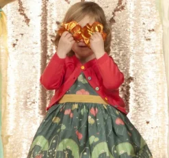 Fashion Martha Children's Dress - Teal Ballroom Kids Children's Dresses