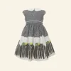 Best Sale Millie - Grey Snowstorm Kids Children's Dresses | Baby
