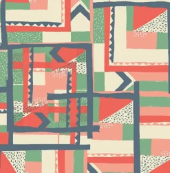 Clearance Mint Highwire  - 50% Linen 50% cotton Fabric Fabric By The Metre