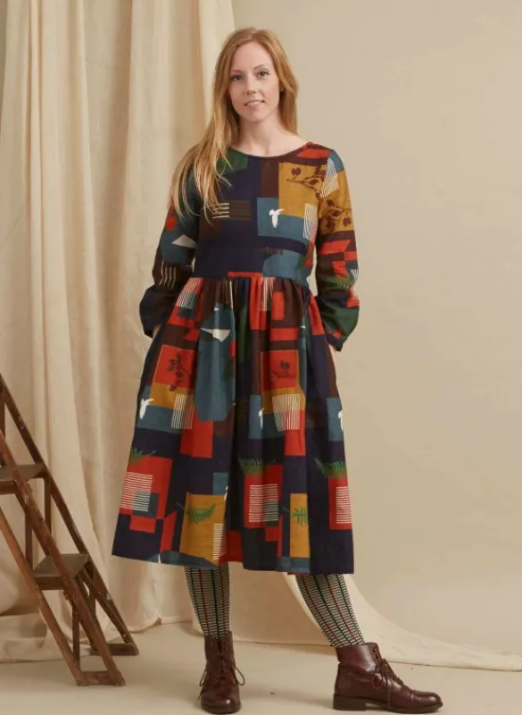Cheap Philippa - Navy Allotment Dress Women Dresses