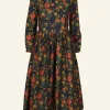 Fashion Philippa - Navy Apple Orchard Dress Women Dresses