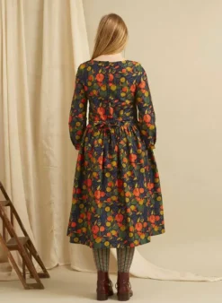 Fashion Philippa - Navy Apple Orchard Dress Women Dresses