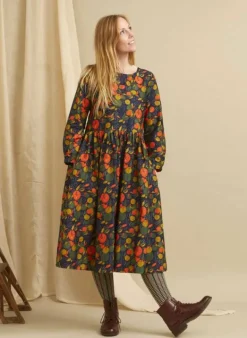 Fashion Philippa - Navy Apple Orchard Dress Women Dresses