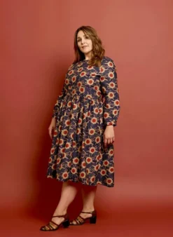 Sale Philippa Dress - Navy Artichoke Women Dresses