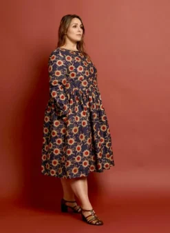 Sale Philippa Dress - Navy Artichoke Women Dresses