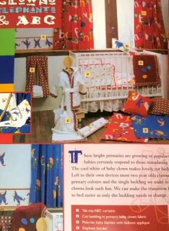 Hot Poppy - Clown (Primary) - Wallpaper Border - 10m Kids Children's Homeware