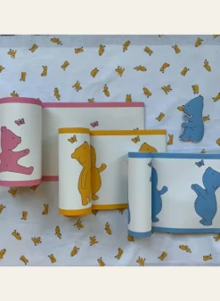Store Poppy - Wallpaper Border - 10m - Pink Bears Kids Children's Homeware