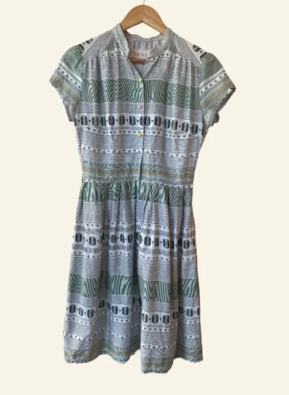Sale PRE LOVED - Louise Dress - Ivory Art Deco Women Dresses