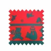 Cheap Remnant - 1m - Red/Green Teddy Fabric - Cotton Twill Fabric Remnants